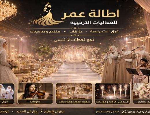 اطلالة عمر للفعاليات الترفيهية فرق استعراضية عازفات